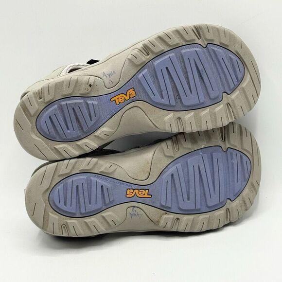 Teva Manatee Purple Khaki Hiking Sandals - Kids US 2 - Picture 10 of 10